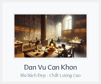 Bìa sách Dan Vu Can Khon