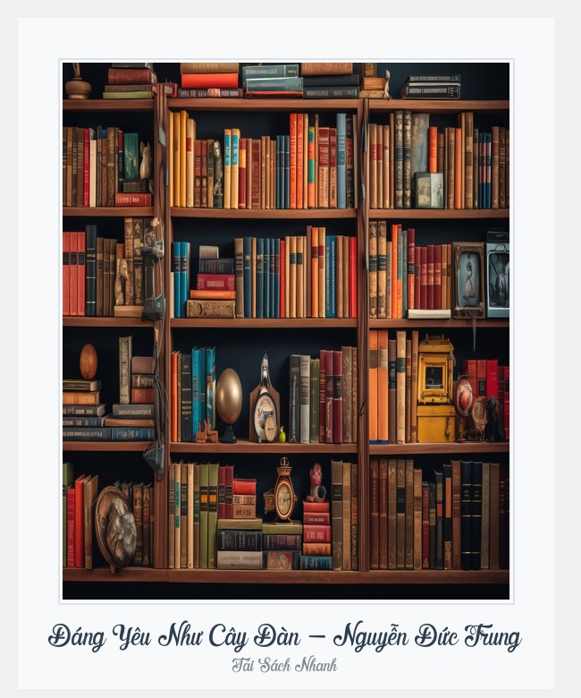 Bìa sách Đáng Yêu Như Cây Đàn - Nguyễn Đức Trung