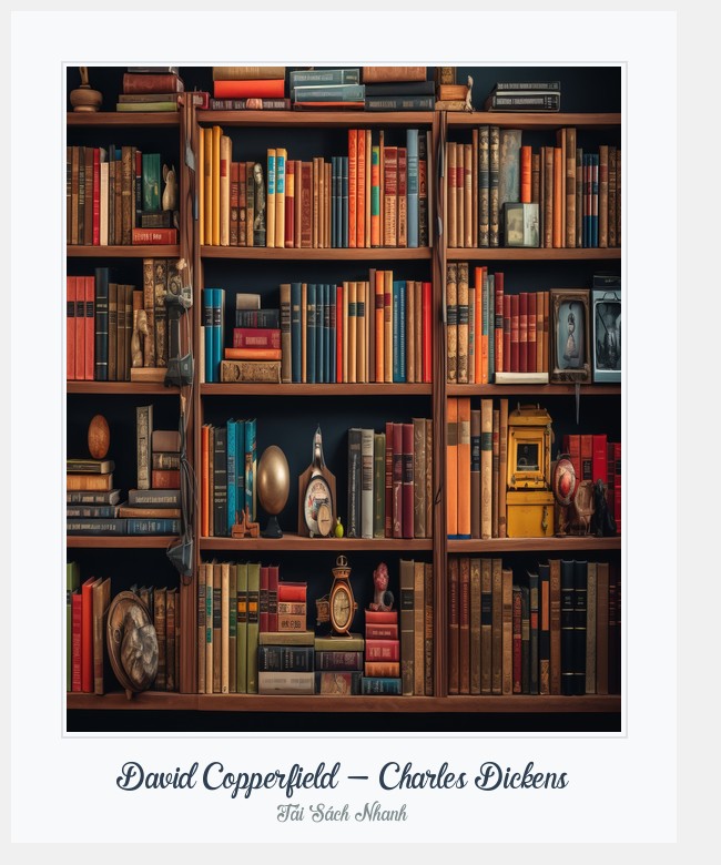 Bìa sách David Copperfield - Charles Dickens