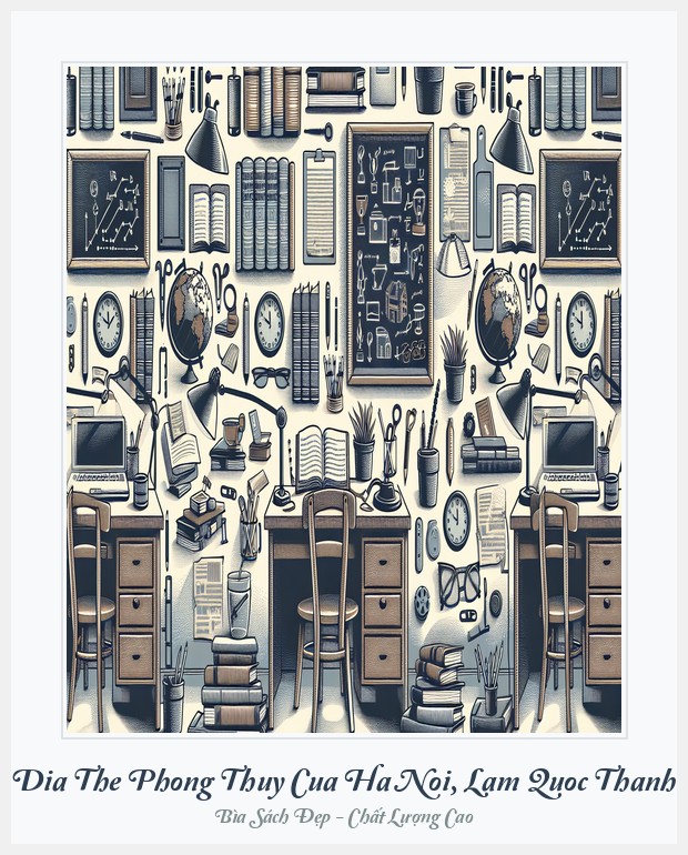 Bìa sách Dia The Phong Thuy Cua Ha Noi, Lam Quoc Thanh