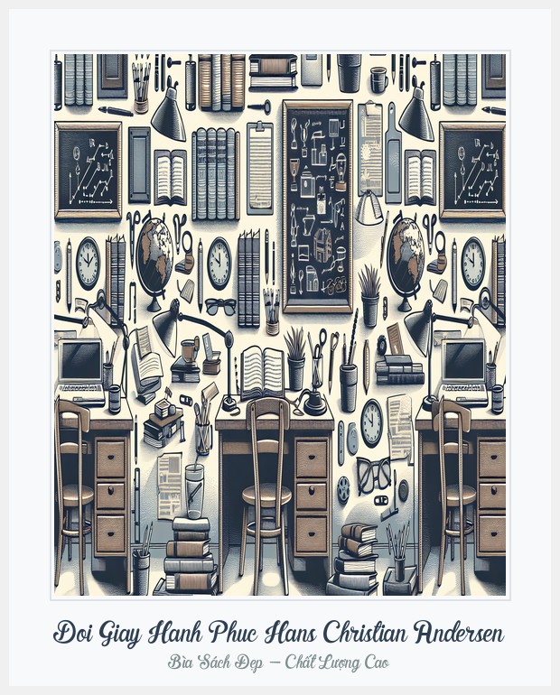 Bìa sách Doi Giay Hanh Phuc Hans Christian Andersen