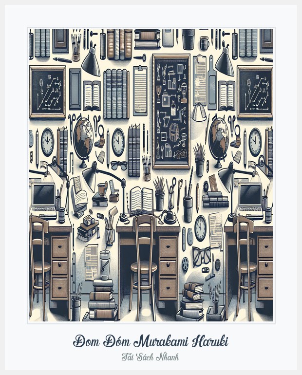 Bìa sách Đom Đóm Murakami Haruki