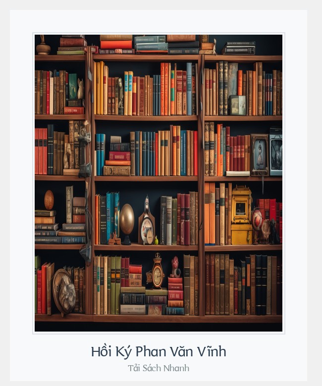 Bìa sách Hồi Ký Phan Văn Vĩnh