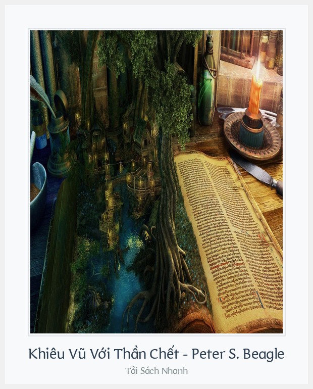 Bìa sách Khiêu Vũ Với Thần Chết - Peter S. Beagle