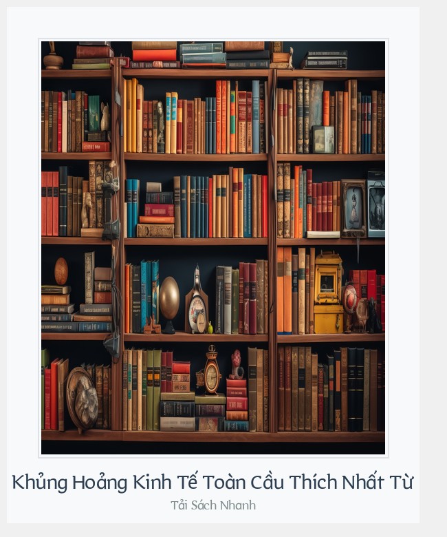 Bìa sách Khủng Hoảng Kinh Tế Toàn Cầu Thích Nhất Từ