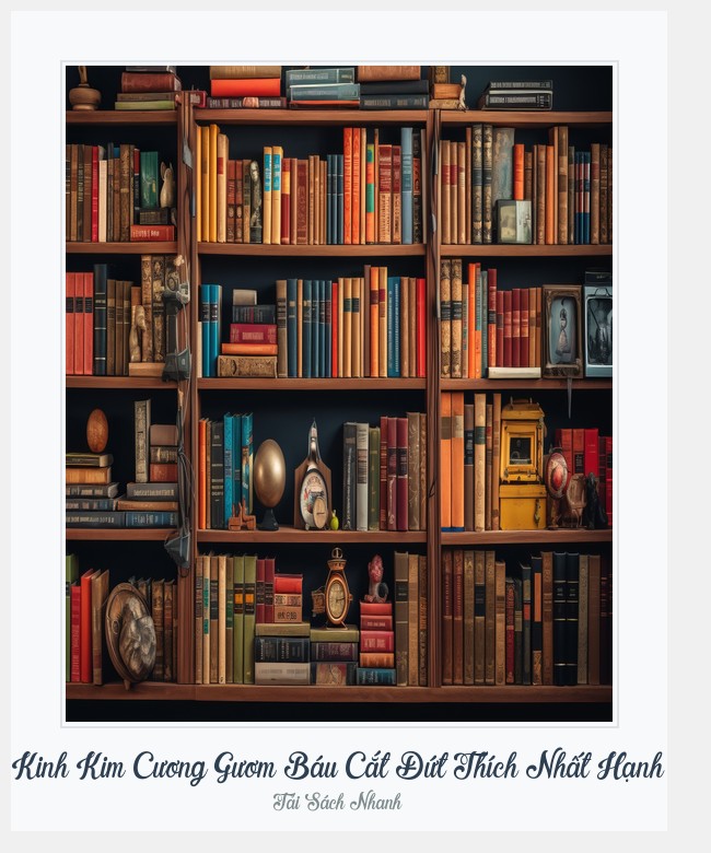 Bìa sách Kinh Kim Cương Gươm Báu Cắt Đứt Thích Nhất Hạnh