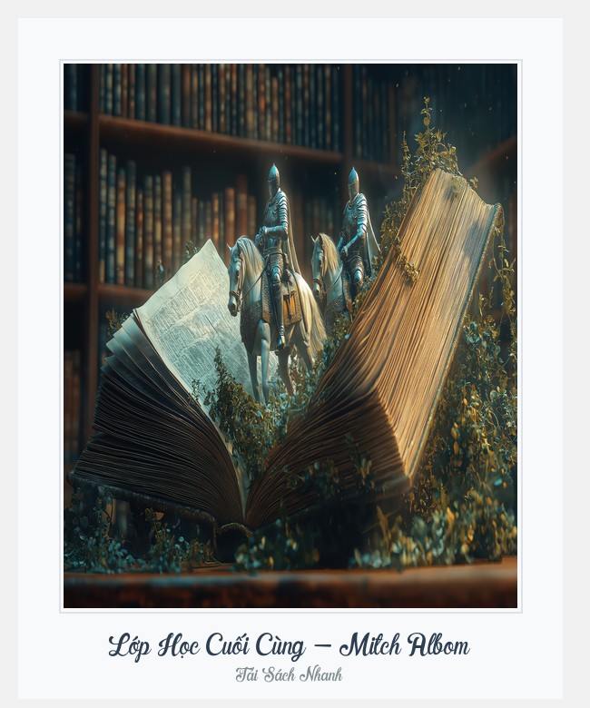 Bìa sách Lớp Học Cuối Cùng - Mitch Albom