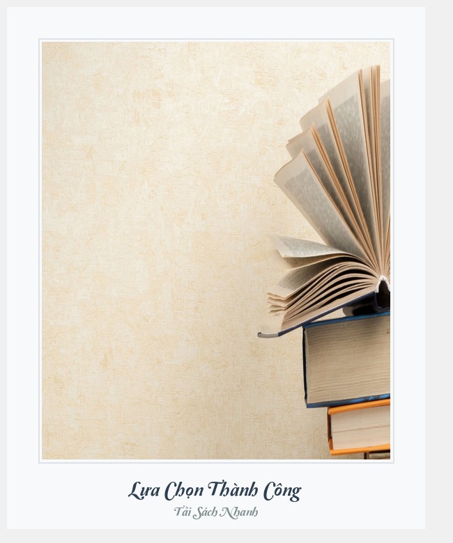 Bìa sách Lựa Chọn Thành Công