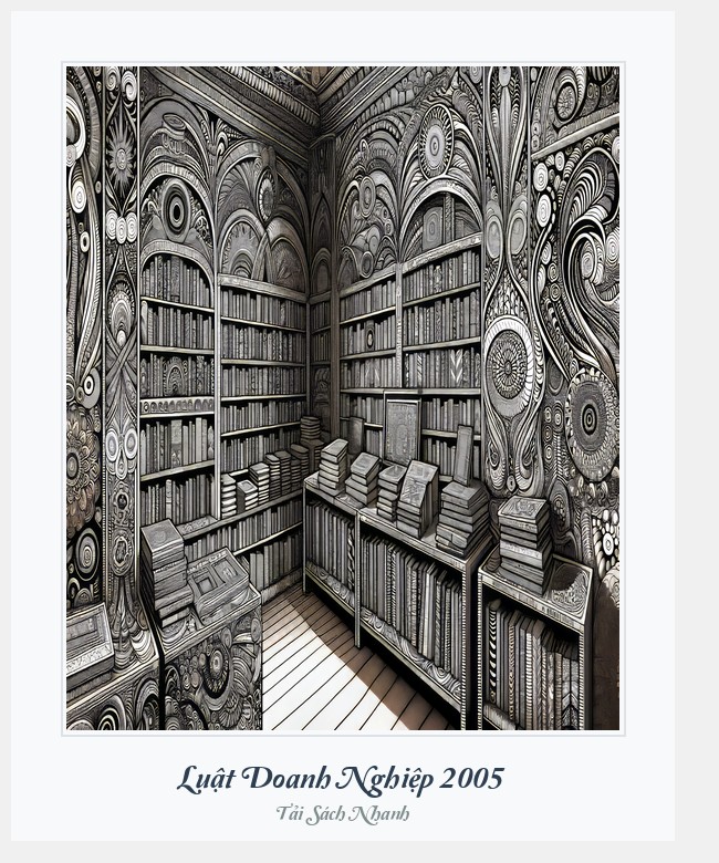 Bìa sách Luật Doanh Nghiệp 2005
