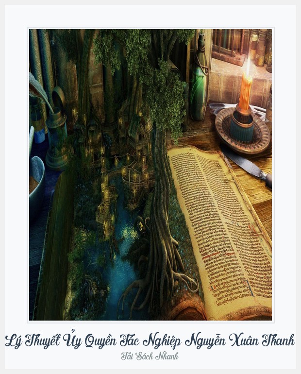 Bìa sách Lý Thuyết Ủy Quyền Tác Nghiệp Nguyễn Xuân Thanh
