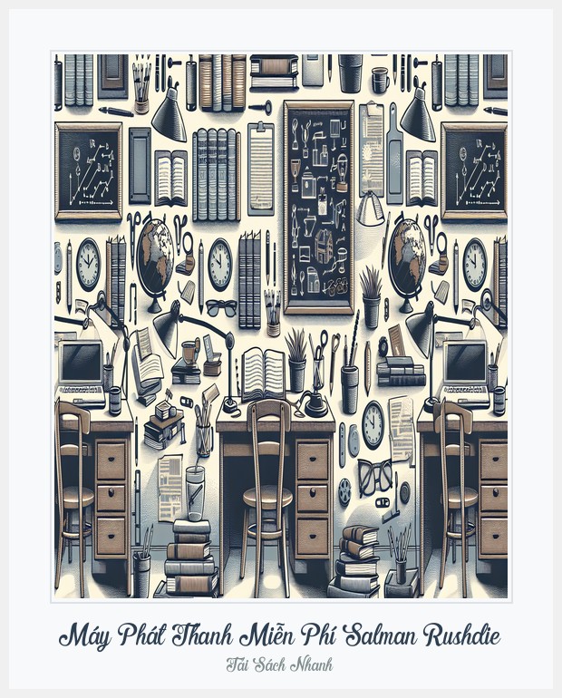 Bìa sách Máy Phát Thanh Miễn Phí Salman Rushdie