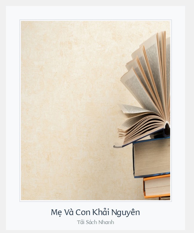 Bìa sách Mẹ Và Con Khải Nguyên