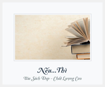 Bìa sách Nếu...Thì