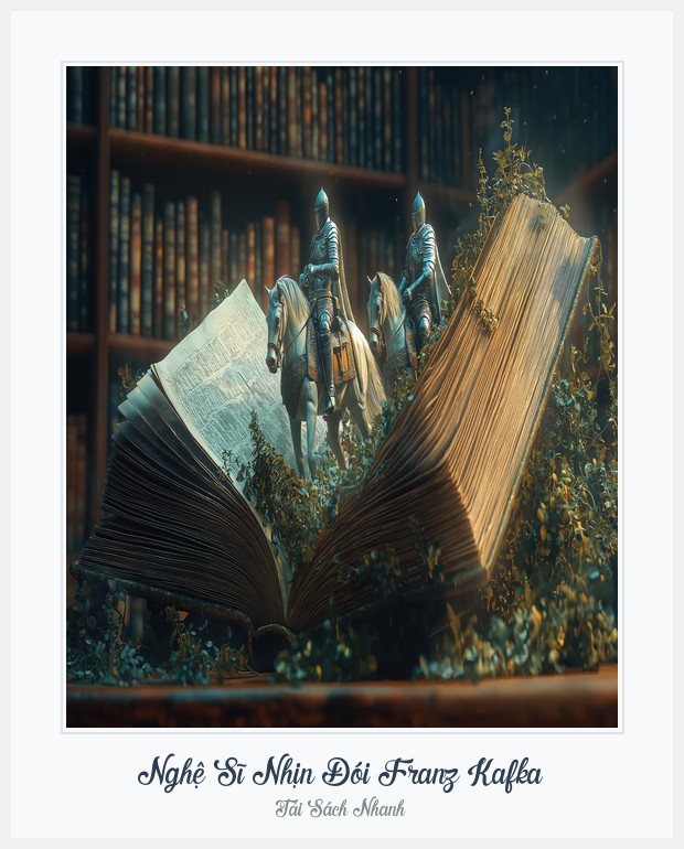 Bìa sách Nghệ Sĩ Nhịn Đói Franz Kafka