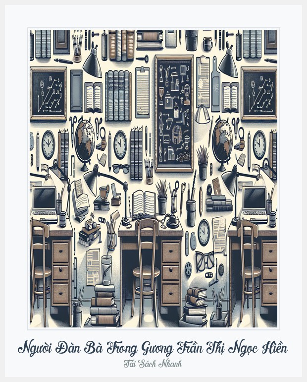 Bìa sách Người Đàn Bà Trong Gương Trần Thị Ngọc Hiền