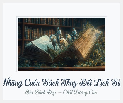 Bìa sách Những Cuốn Sách Thay Đổi Lịch Sử