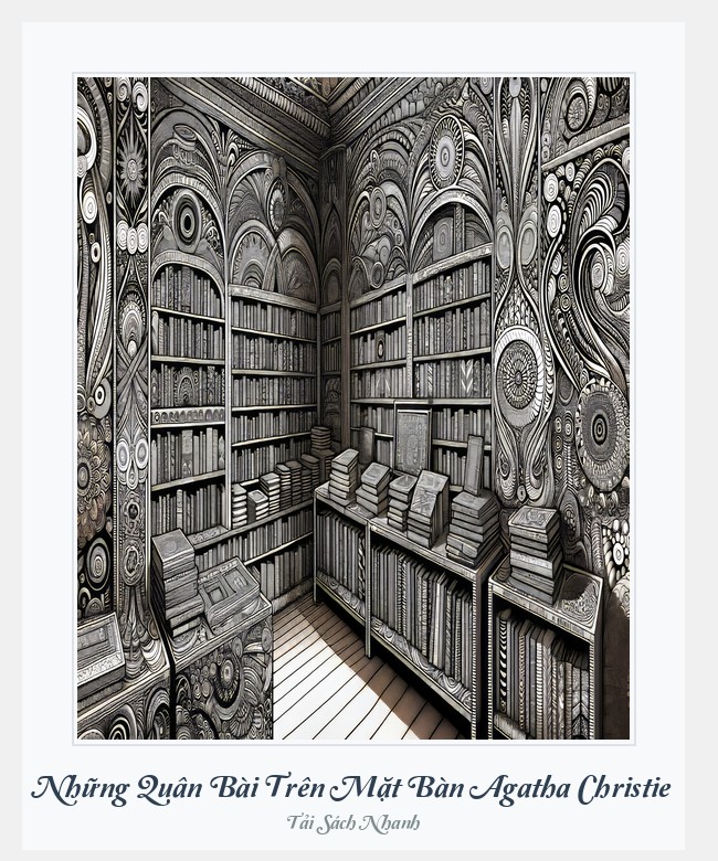 Bìa sách Những Quân Bài Trên Mặt Bàn Agatha Christie