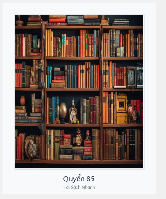 Bìa sách Quyển 85