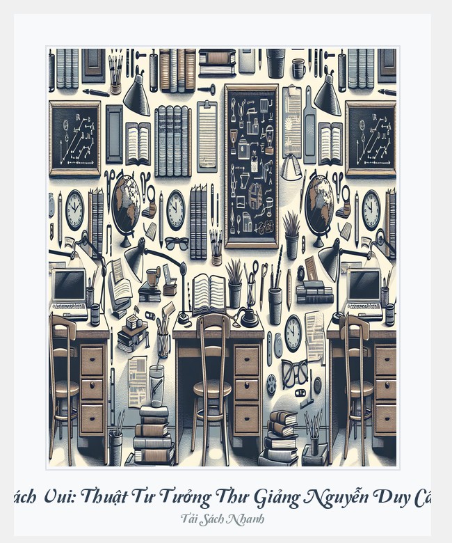Bìa sách Sách Vui: Thuật Tư Tưởng Thư Giảng Nguyễn Duy Cần