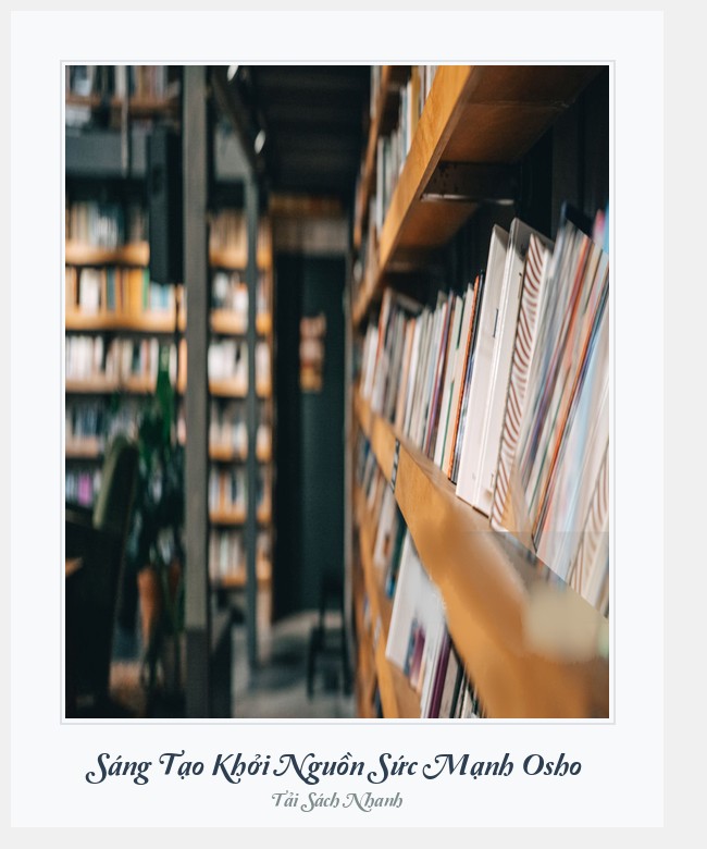 Bìa sách Sáng Tạo Khởi Nguồn Sức Mạnh Osho
