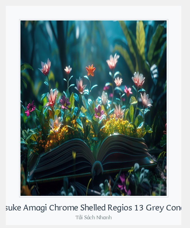 Bìa sách Shousuke Amagi Chrome Shelled Regios 13 Grey Concerto