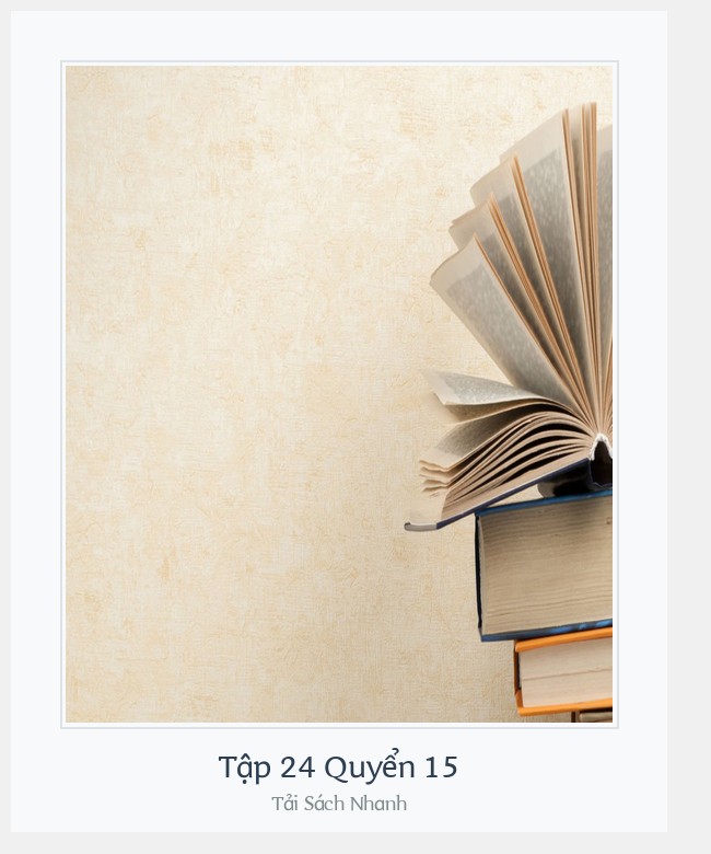 Bìa sách Tập 24 Quyển 15