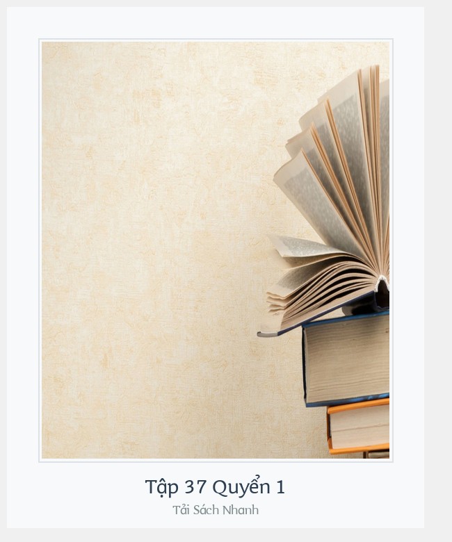 Bìa sách Tập 37 Quyển 1