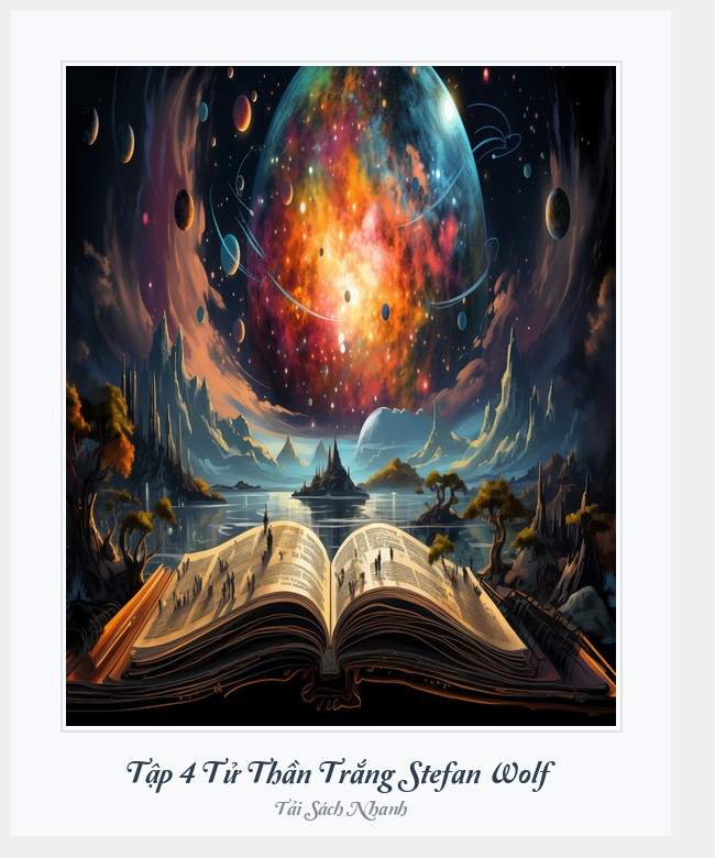 Bìa sách Tập 4 Tử Thần Trắng Stefan Wolf