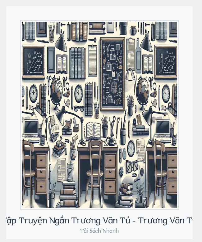 Bìa sách Tập Truyện Ngắn Trương Văn Tú - Trương Văn Tú