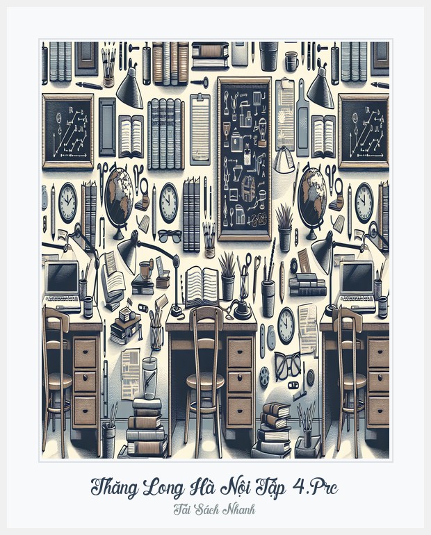 Bìa sách Thăng Long Hà Nội Tập 4.Prc