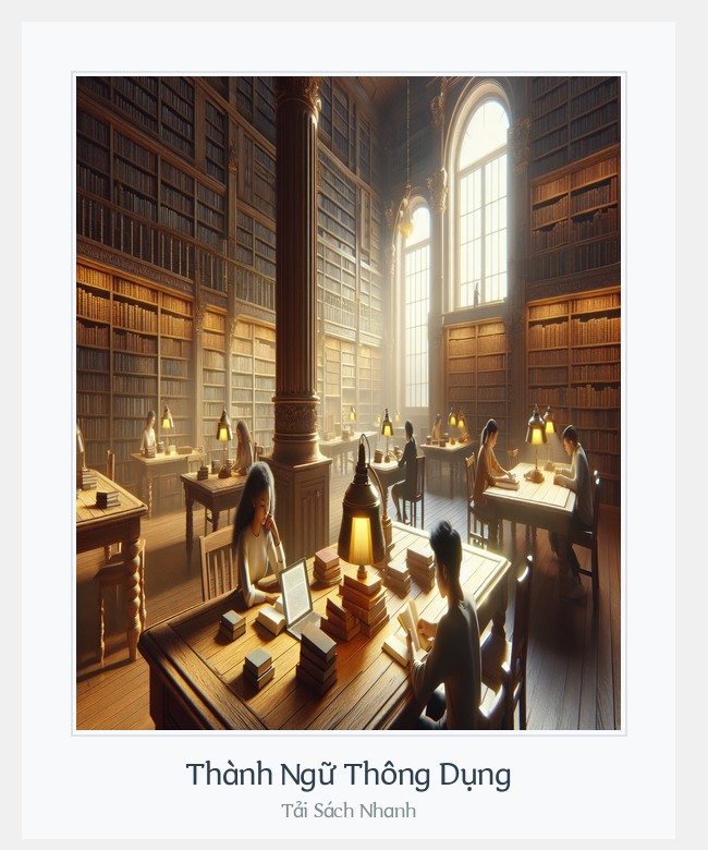 Bìa sách Thành Ngữ Thông Dụng