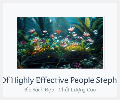 Bìa sách The 7 Habits Of Highly Effective People Stephen R Covey(2)