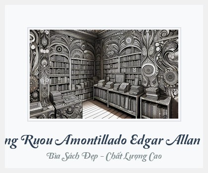 Bìa sách Thung Ruou Amontillado Edgar Allan Poe