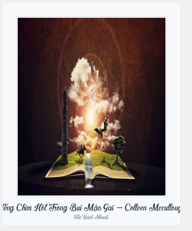 Bìa sách Tiếng Chim Hót Trong Bụi Mận Gai - Colleen Mccullough