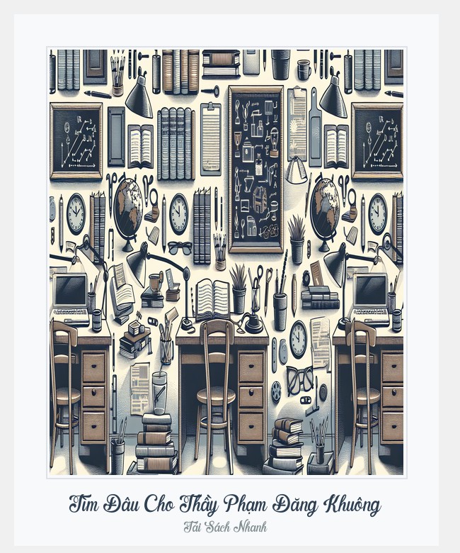 Bìa sách Tìm Đâu Cho Thầy Phạm Đăng Khuông