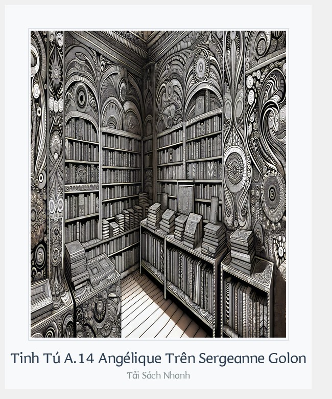 Bìa sách Tinh Tú A.14 Angélique Trên Sergeanne Golon