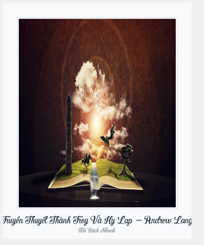 Bìa sách Truyền Thuyết Thành Troy Và Hy Lạp - Andrew Lang