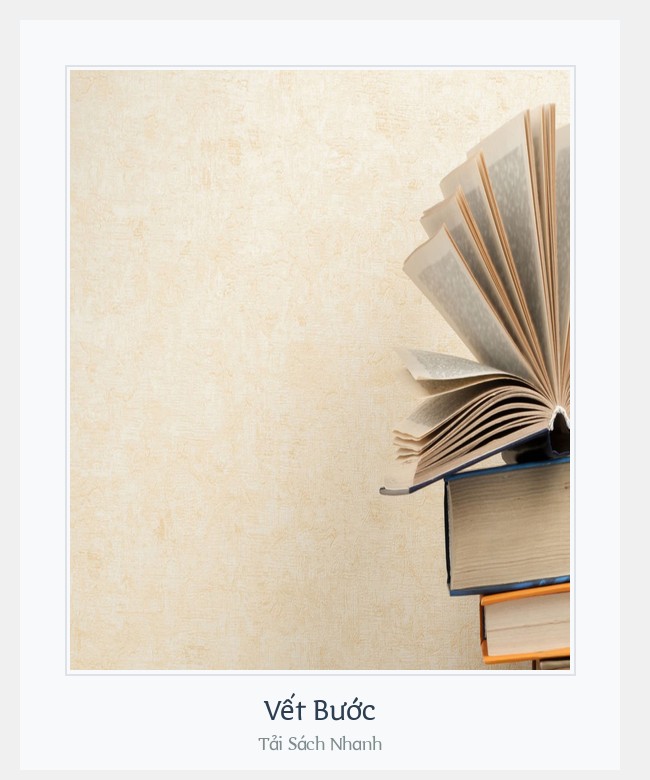 Bìa sách Vết Bước