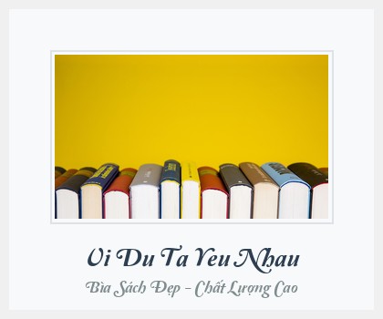 Bìa sách Vi Du Ta Yeu Nhau