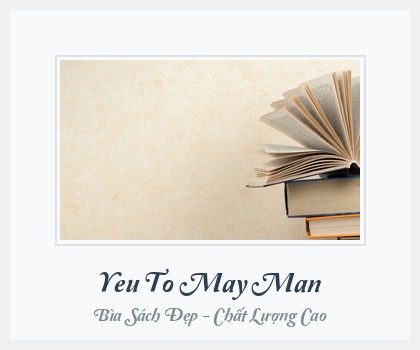 Bìa sách Yeu To May Man