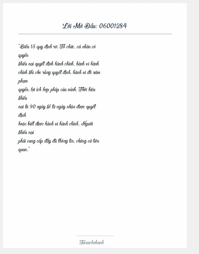 Trích đoạn 06001284