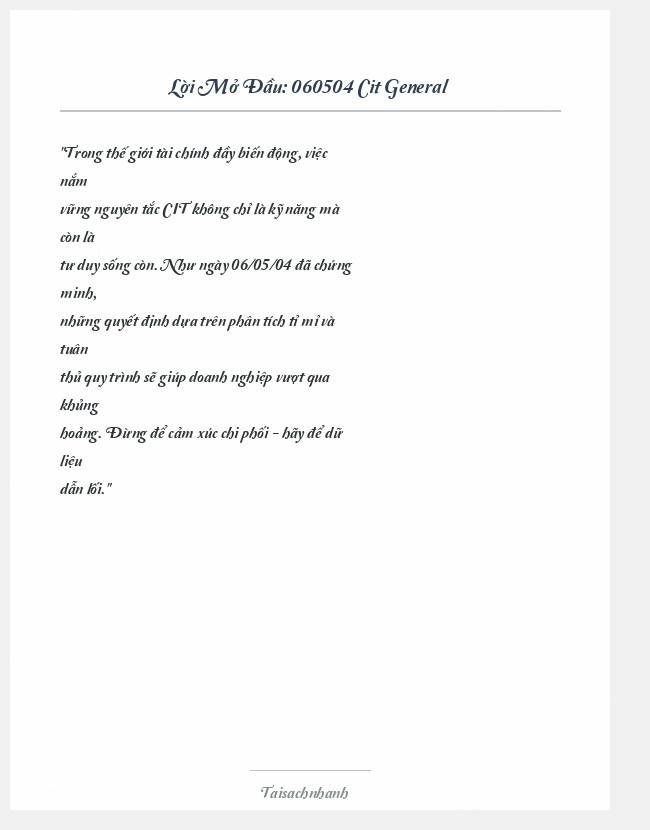 Trích đoạn 060504 Cit General
