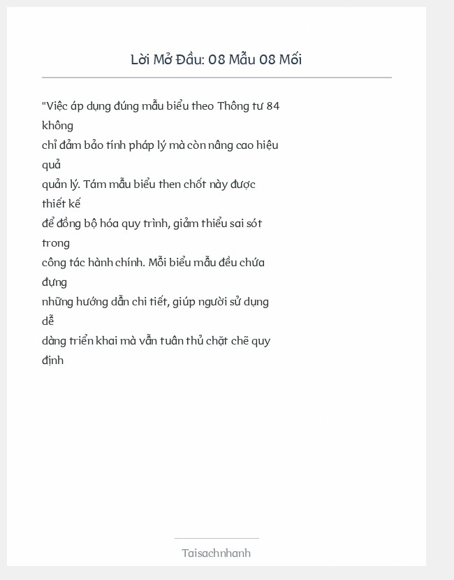 Trích đoạn 08 Mẫu 08 Mối