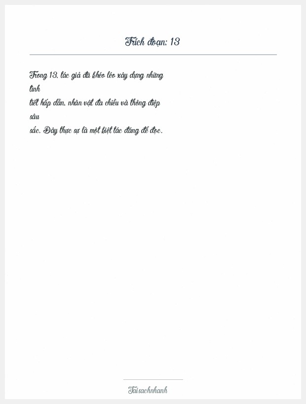Trích đoạn 13