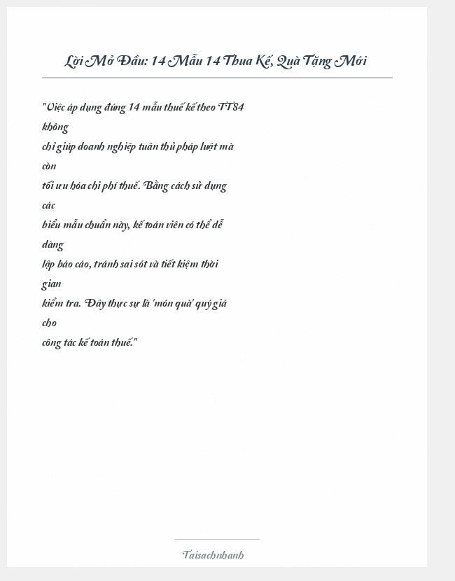 Trích đoạn 14 Mẫu 14 Thua Kế, Quà Tặng Mới