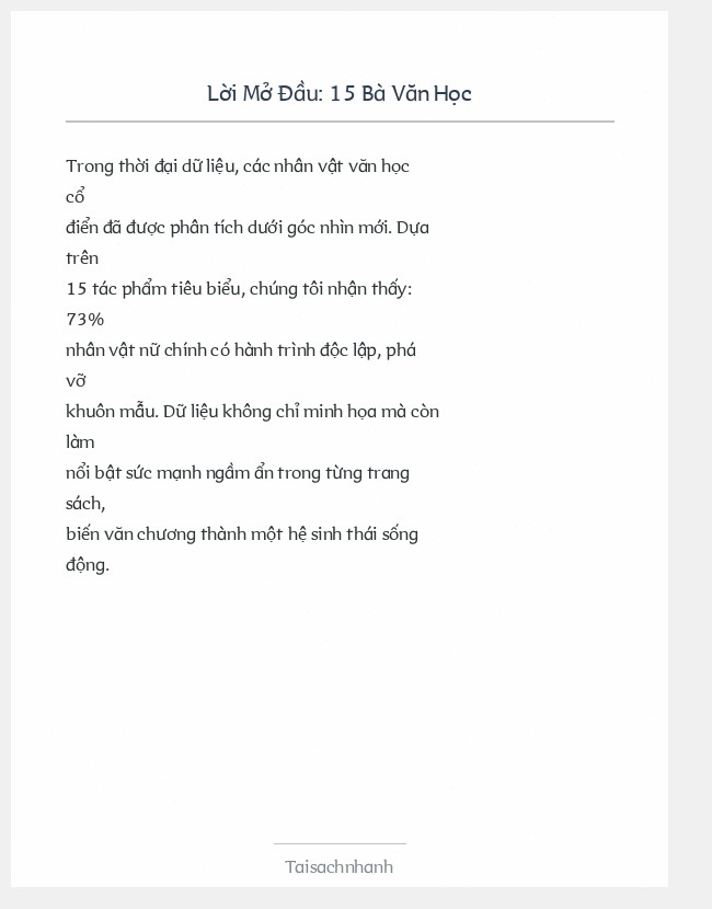 Trích đoạn 15 Bà Văn Học