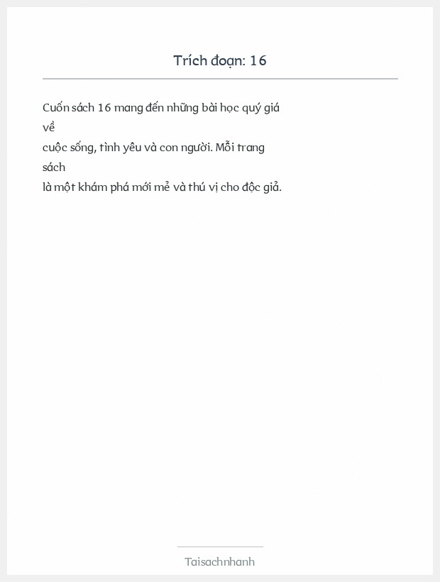 Trích đoạn 16