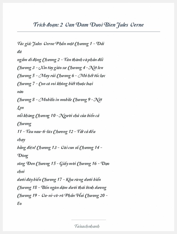 Trích đoạn 2 Van Dam Duoi Bien Jules Verne