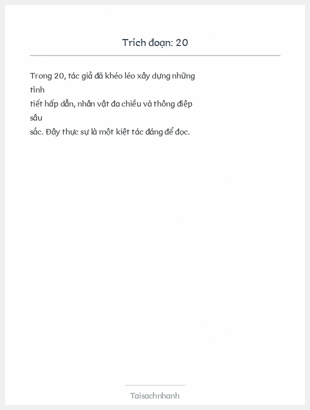 Trích đoạn 20