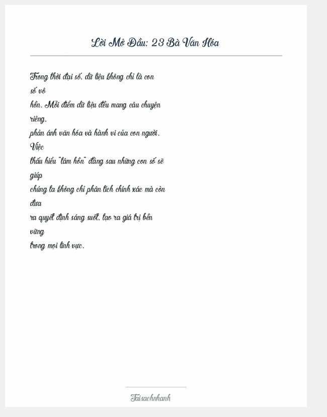 Trích đoạn 23 Bà Văn Hóa